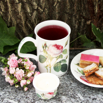 Henkeltasse "Rose Redoute"