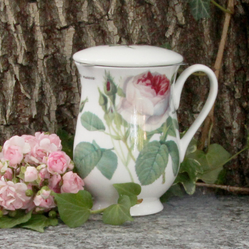 Henkelbecher Set "Rose Redoute"