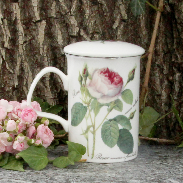 Henkelbecher Set "Rose Redoute"