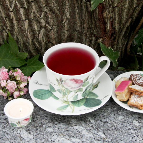 Frühstückstasse "Rose Redoute"